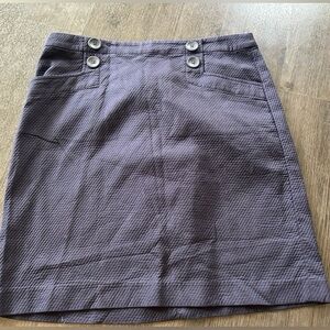 Talbots Navy A-line Skirt 14